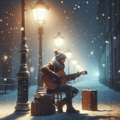 guitar player on stage