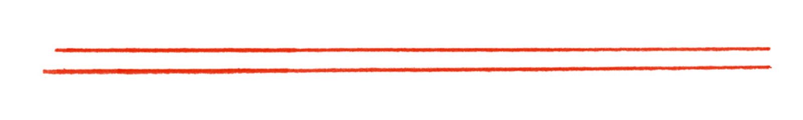 Zeichnung: 2 rote Linien zum Unterstreichen