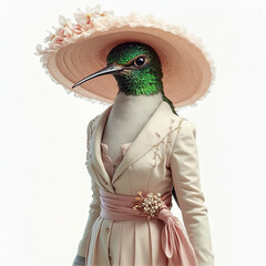 Fototapeta premium Fashion hummingbird image