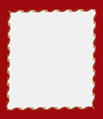 vintage frame with floral ornament