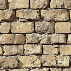 Egyptian Brick Wall Seamless Texture Tileable Ancient Masonry