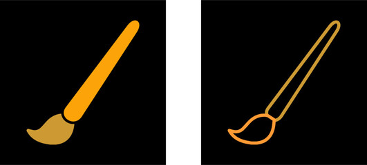Paint Brush Vector Icon