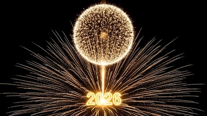 fireworks in the night sky