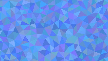 Obraz premium A mesmerizing mosaic of geometric shapes in varying shades of blue, creating a captivating and visually appealing abstract pattern