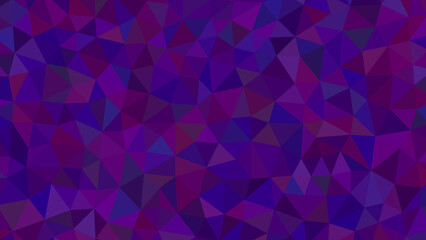 Obraz premium A mesmerizing mosaic of deep purples and blues, creating a captivating geometric pattern reminiscent of a twilight sky filled with stars