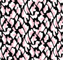 Abstract geometric pattern with stripes, lines. Seamless vector background. White and gray ornament. Simple lattice graphic design.