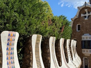 detail of a mosaic on the buliding