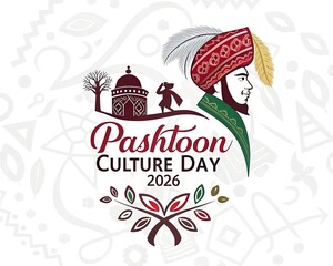 pashtoon culture day 2026 and vector illustration