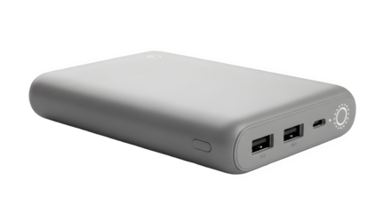 Portable power bank with multiple usb ports for charging devices
