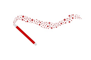 Red Icon of Magical wand, Magic wand 