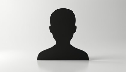 Black silhouette of a person head and shoulders against a white background. This generic figure represents an anonymous individual or a default user profile icon.