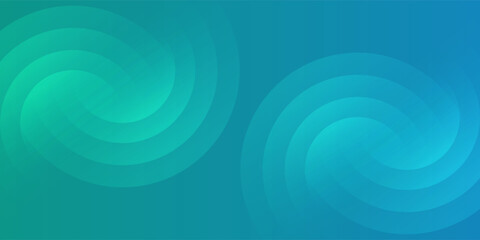 Blue Teal Abstract Circle Background with Gradient Shapes and Modern Design. Suit for banner, web, brochure, pamflet and presentation