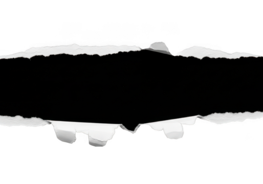 Torn paper edge png texture graphic element ripped paper border design element scrapbook paper isolated on transparent background - Powered by Adobe