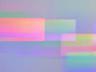 Abstract pastel blocks with overlapping shapes creating a dreamy and ethereal effect