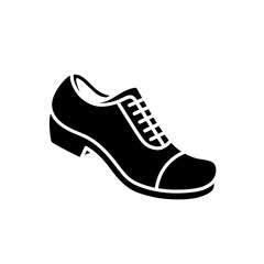 Elegant Oxford Shoe Icon Vector Illustration for Fashion and Style