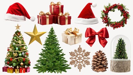 Christmas ornaments design element set