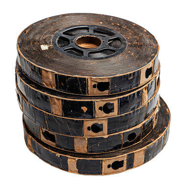 old tape movie rolls 