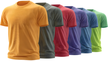 colorful t shirts