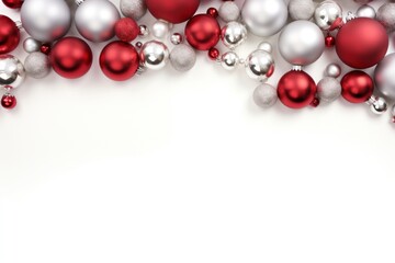 Christmas border backgrounds decoration pearl.