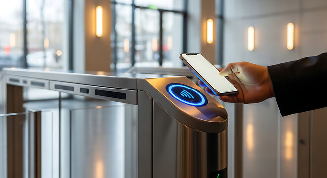 Secure Entry Using a Mobile Phone for Seamless Access Control System Technology - Powered by Adobe
