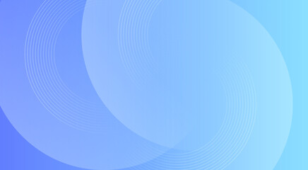 Abstract background with blue smooth waves and soft gradient circles.