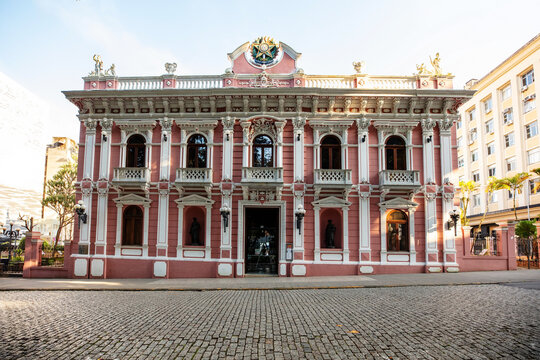 Cruz e Souza Palace, home to the Santa Catarina Historical Museum in Florianopolis, Brazil.