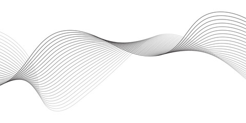 Wave lines Pattern abstract background. Horizontal wave lines. Modern wavy lines vector. Curved lines. 
