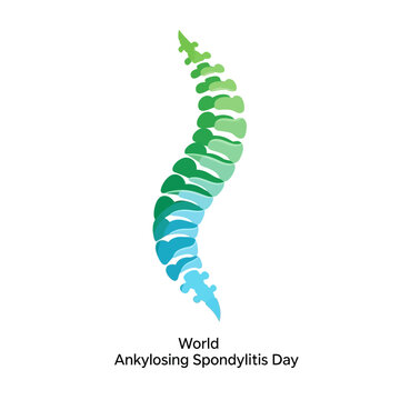World Ankylosing Spondylitis Day Illustrated Spine Design