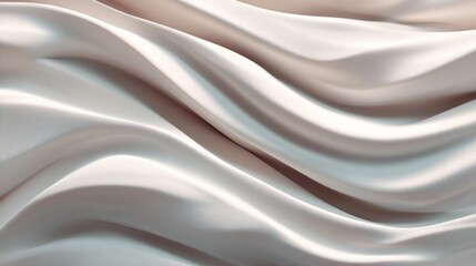 Obraz premium Soft Matte Plastic Texture with Gentle Shadows and Flowing Waves in Neutral Tones