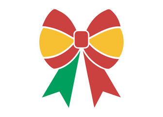 colorful ribbon bow logo silhouette vector, tied bow logo icon silhouette, bow silhouette vector logo holiday icon gift, bows knot silhouette vector logo on white background