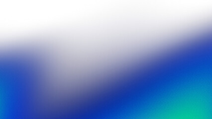 Dark blue and green gradient wave abstract element. Aesthetic element with noise texture