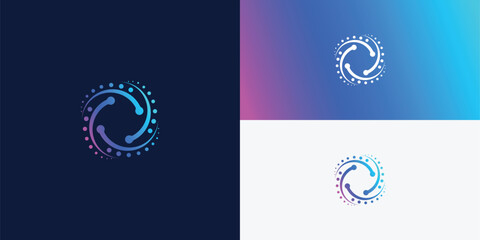 Global Community Logo Icon Elements Template. 
