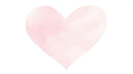 Pink cute heart as line watercolour illustration backgrounds white background creativity.