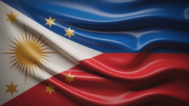 Celebrate Filipino pride with this vibrant, flowing flag perfect for culture and independence day