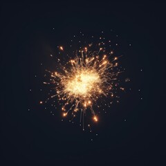 Fototapeta premium Sparkler light fireworks outdoors sparks.