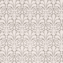 Seamless Ornamental Damask Pattern