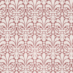 Seamless Ornamental Damask Pattern
