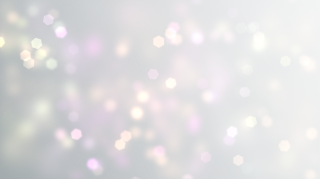 Elegant PNG Overlay with Soft White Bokeh for Transparent Background