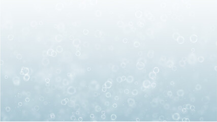PNG Water Bubbles Overlay on Transparent Blue Background on transparent background
