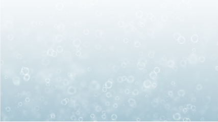 PNG Water Bubbles Overlay on Transparent Blue Background on transparent background