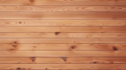 Fototapeta premium Smooth, light-colored wooden planks arranged horizontally, showcasing natural grain patterns and knots for a warm, rustic aesthetic.