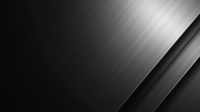 abstract black and silver light gray gradient surface with metal texture soft lines tech diagonal sleek clean modern background