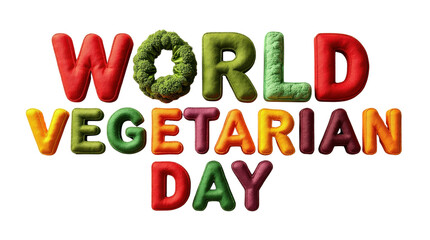 Celebrating world vegetarian day a colorful culinary event showcasing veggie delights in a vibrant food environment