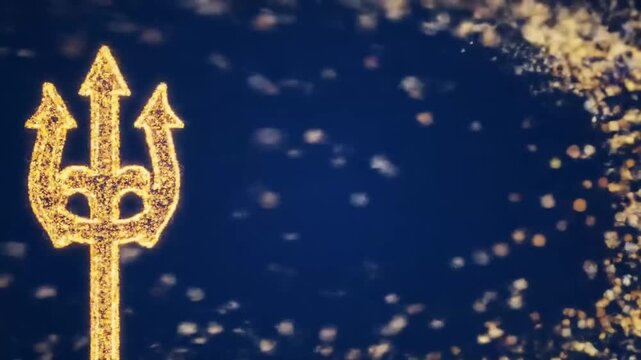 sparkle trishul weapon of lord shiva background