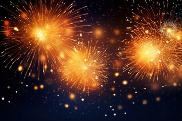 Naklejka premium Firework fireworks outdoors sparks.