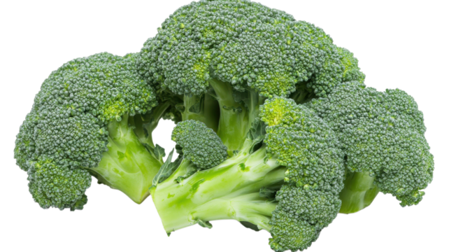 Vibrant green broccoli showcasing its fresh appearance, perfect for salads, stir-fries, and healthy recipes.