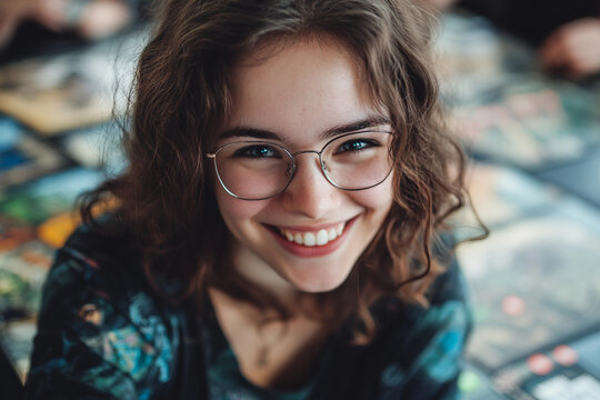 Generative AI closeup image of black dice on board game surface symbolizing chance, strategy, and decision making
