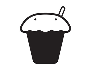  Cold drink icon image of vector.