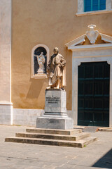 monument to Niccola Pisano in Pisa, Italy