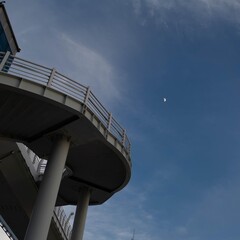 bridge and moon